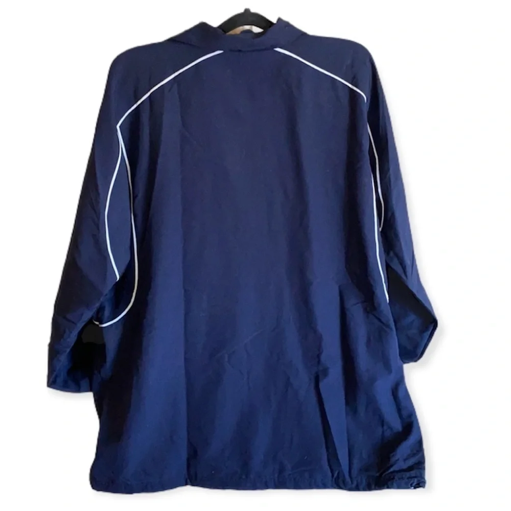 CANTERBURY Big & Tall Mens Fall Jacket Blue White Piping Size …